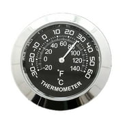 Auto Car Vehicle Thermometer/Hygrometer Clock Mini Small Classic Dashboard Thermometer Car Cool Decoration Metal Alloy
